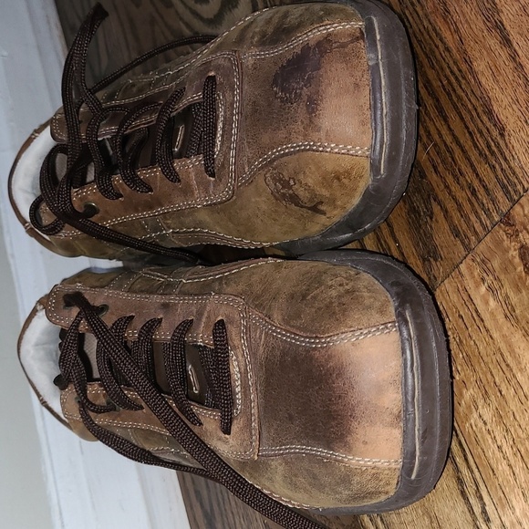 Men's Sketchers brown lace up casual shoe Size 9.5 - Picture 6 of 9